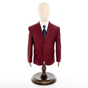 Burgundy 3-Piece Kids Premium Suit For Boys