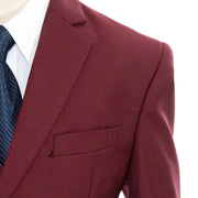 Burgundy 3-Piece Kids Premium Suit For Boys
