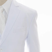 White 3-Piece Kids Premium Suit Set