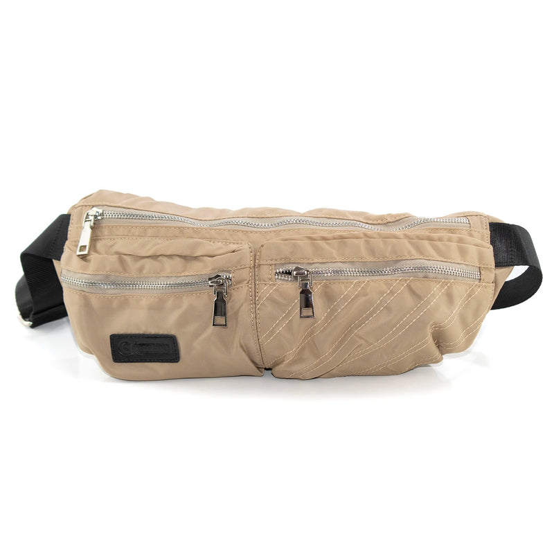 Men's Khaki Nylon Fanny Pack