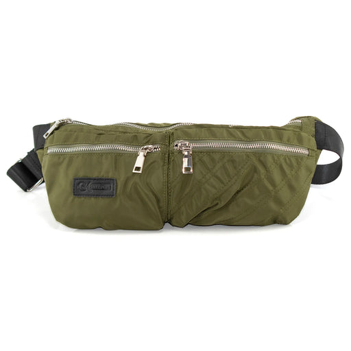 Men's Olive Green Nylon Fanny Pack