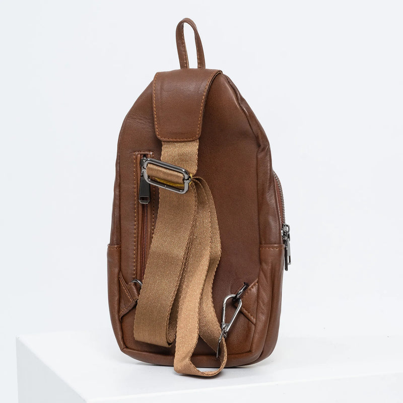 Leather Sling Cross Body Bag
