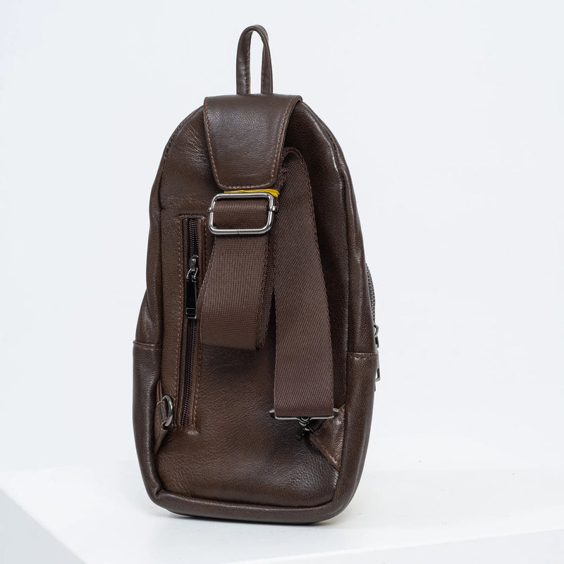 Leather Sling Cross Body Bag