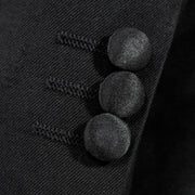 Kids' Black 3-Piece Tuxedo With Satin Shawl Lapels