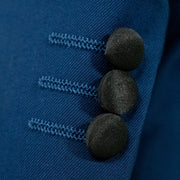 Kids' Blue 3-Piece Tuxedo With Satin Shawl Lapels