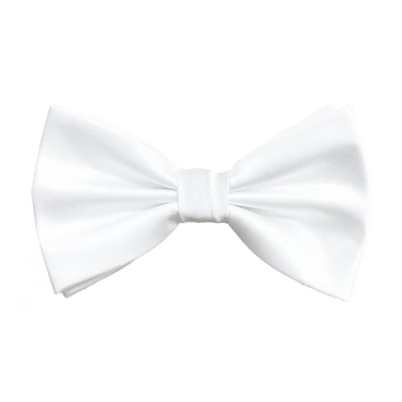 Men's White Bow-Tie