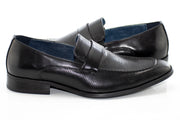Black Perforated Fashion Dress Loafer