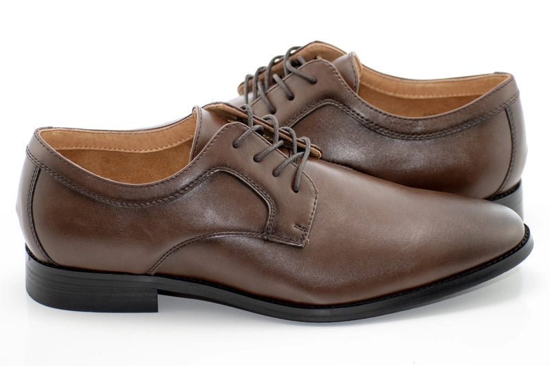 Dark Brown Derby Lace-Up