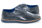 Navy Comfort Oxford Wingtip Lace-Ups