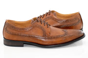 Men's Brown Derby Lace Wingtip Dress Shoe