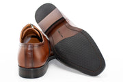 Men's Brown Cap-Toe Oxford Dress Shoe