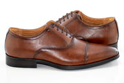 Men's Brown Cap-Toe Oxford Dress Shoe