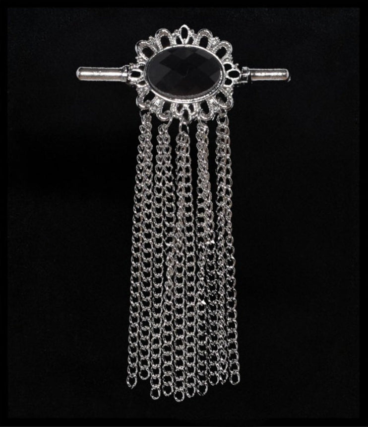 Tassel Chain Brooch Lapel Pin