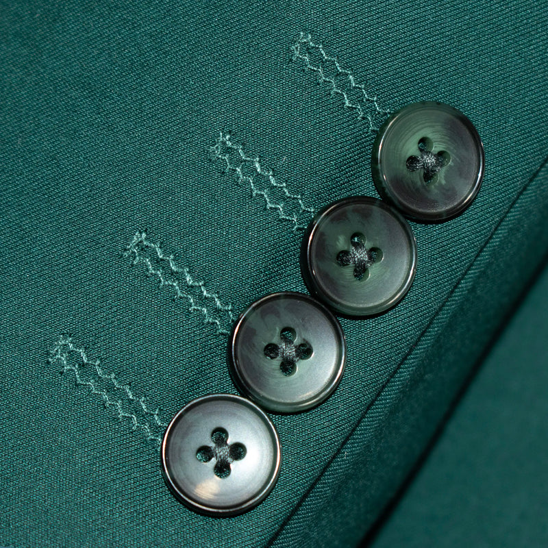 Jade Double-Breasted 2-Piece Tailored-Fit Suit