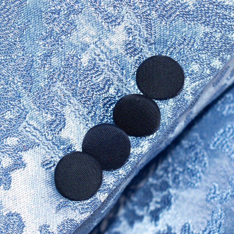 Blue Baroque 3-Piece Tailored-Fit Tuxedo