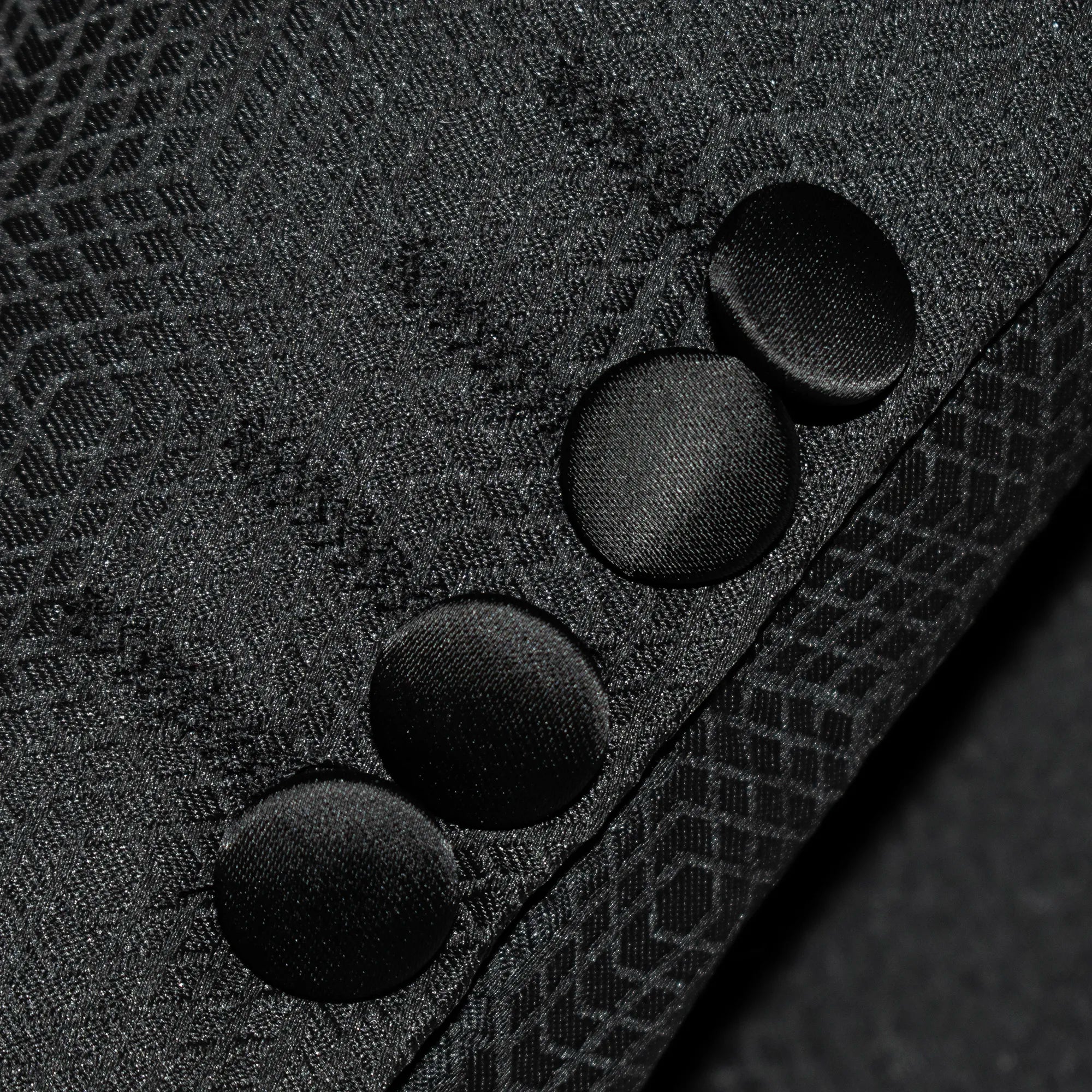 Black Tesseract Slim-Fit Tuxedo Jacket