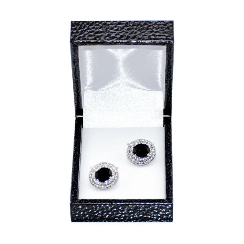 Crystal Brooch Cufflinks