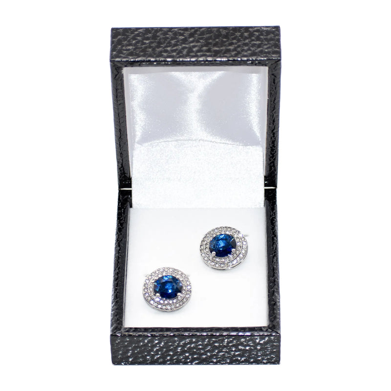 Crystal Brooch Cufflinks