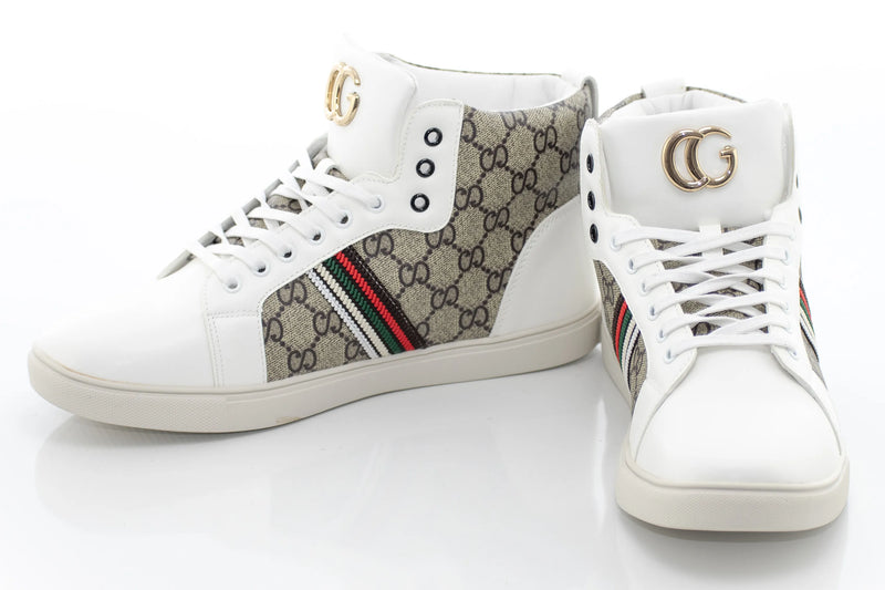 White G-Style Designer High-Tops