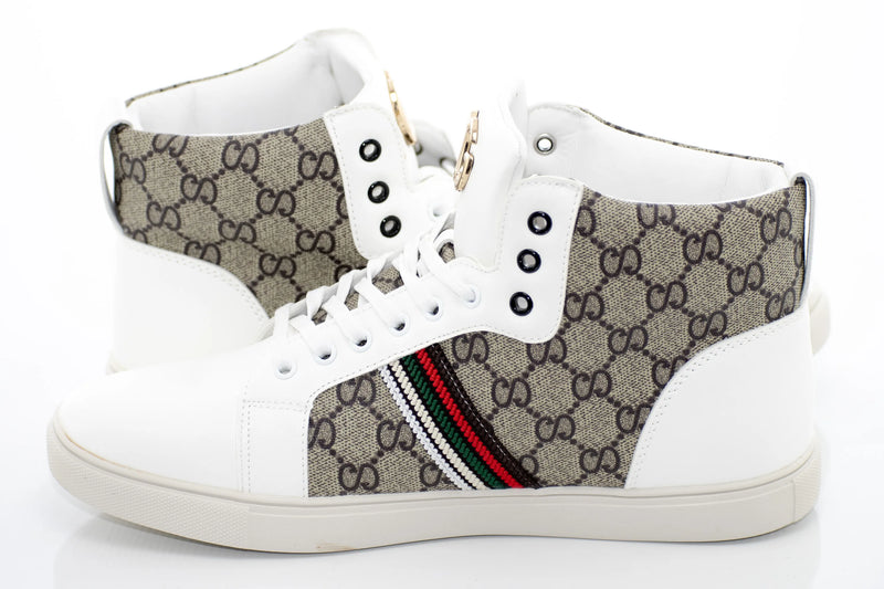 White G-Style Designer High-Tops