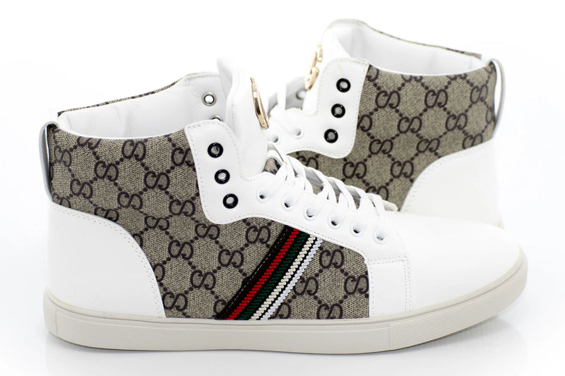 White G-Style Designer High-Tops