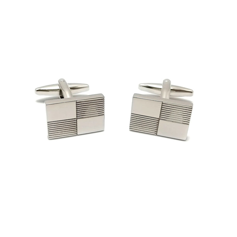 Checkered Mother of Pearl & Tie-Bar Set