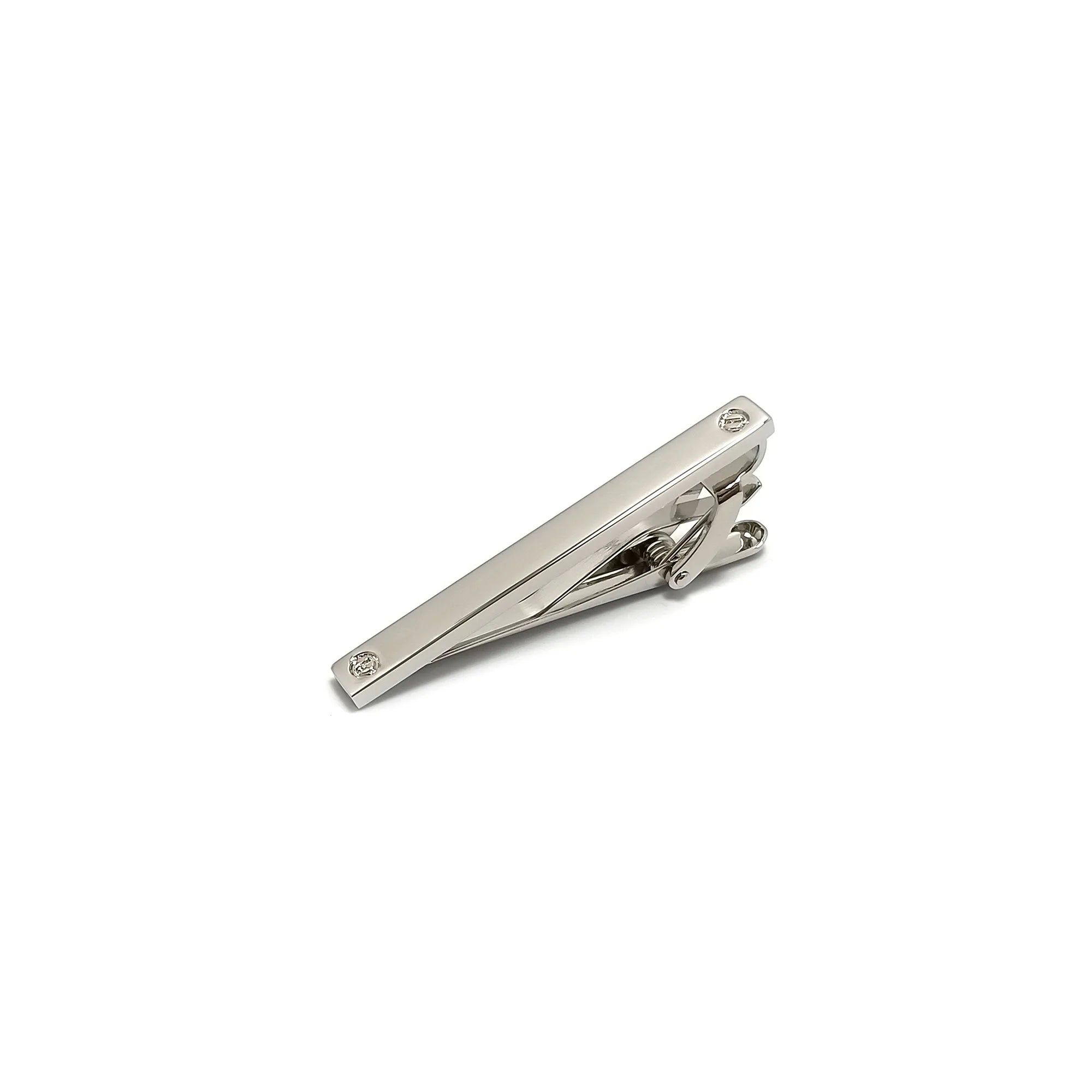 Riveted Square Cufflinks & Tie-Bar Set