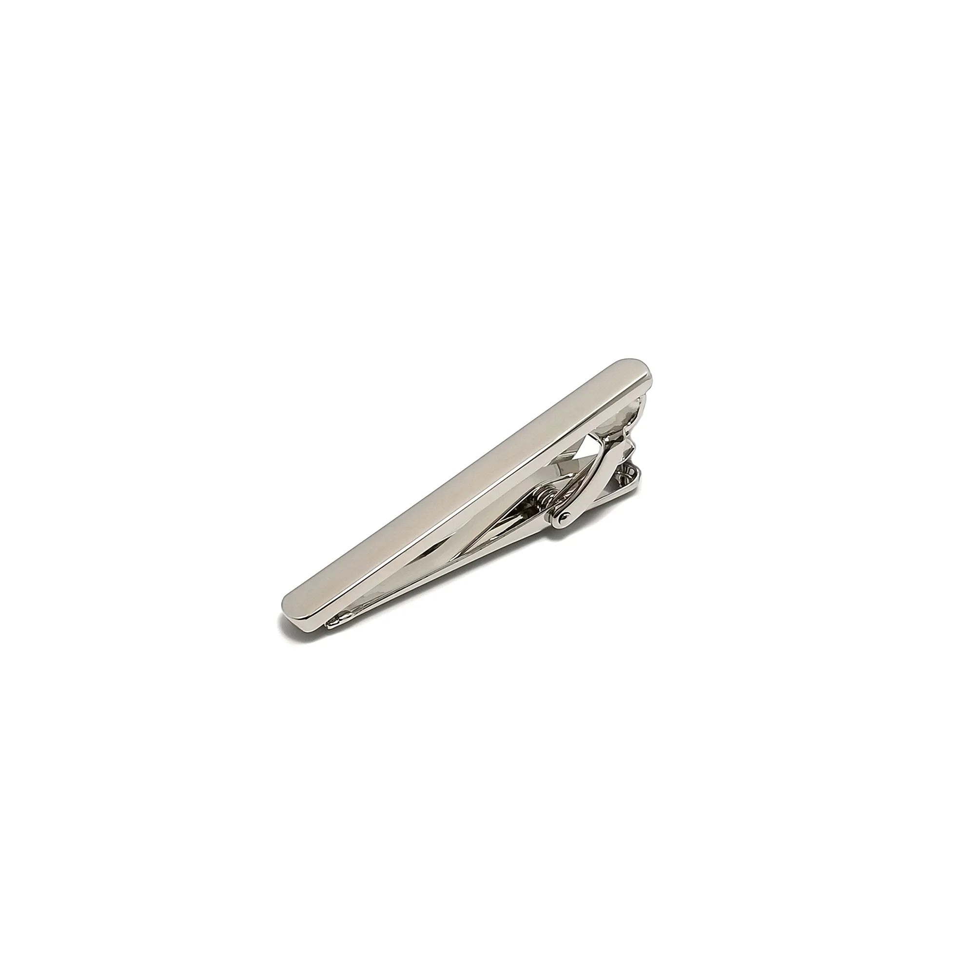 Silver & Wine Roundel Cufflinks & Tie-Bar Set
