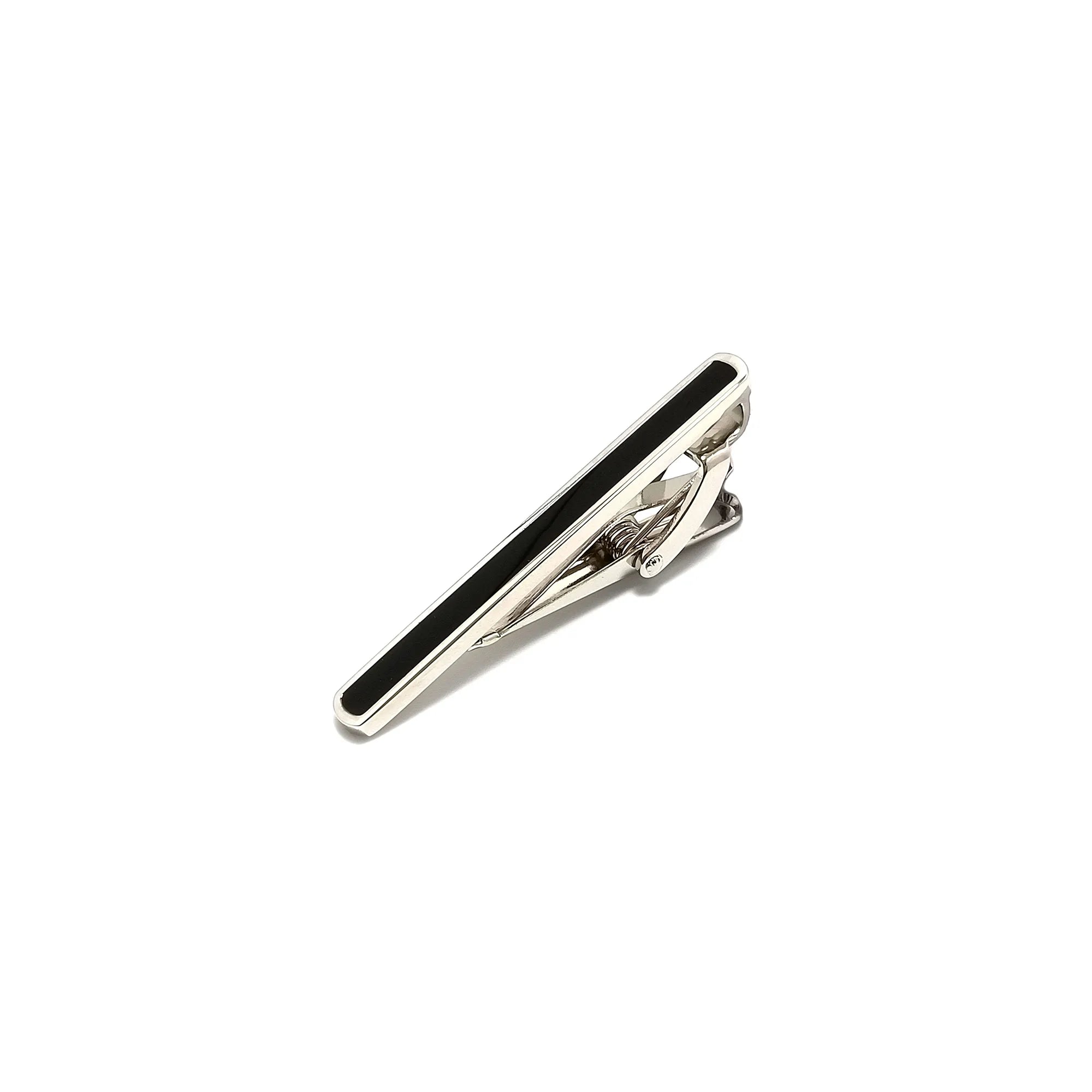 Swirl Roundel Cufflinks & Tie-Bar Set