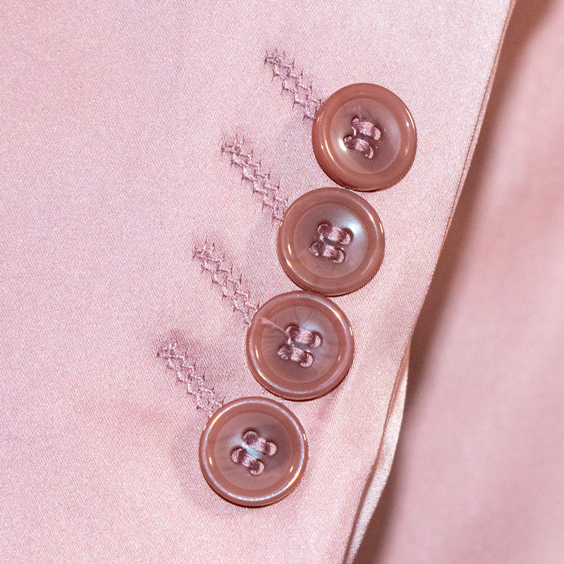 Men's Rosegold Pink 2-Piece Big & Tall Suit