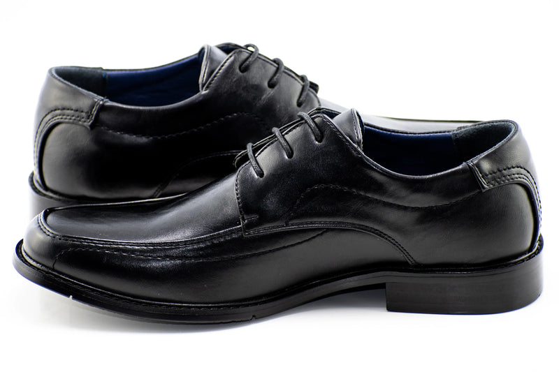 Black Lace-Up Derby Dress Shoes