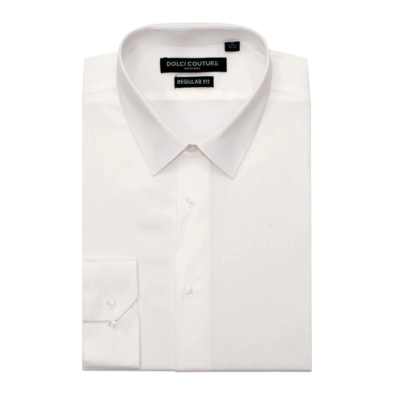 Off-White Stretch Regular-Fit Dress Shirt
