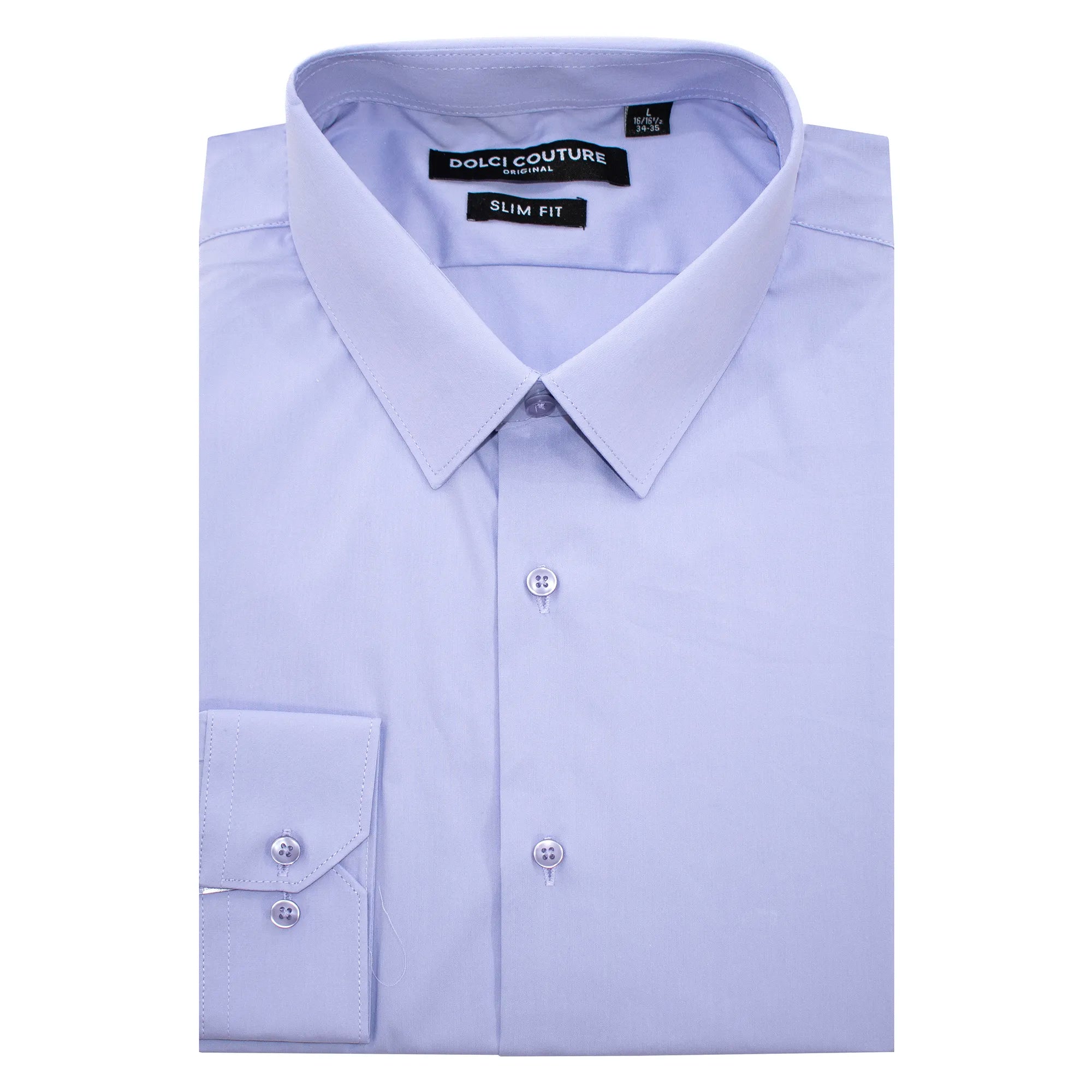 men's dress shirt 16 34/35 slim fit Long-sleeved shirt 