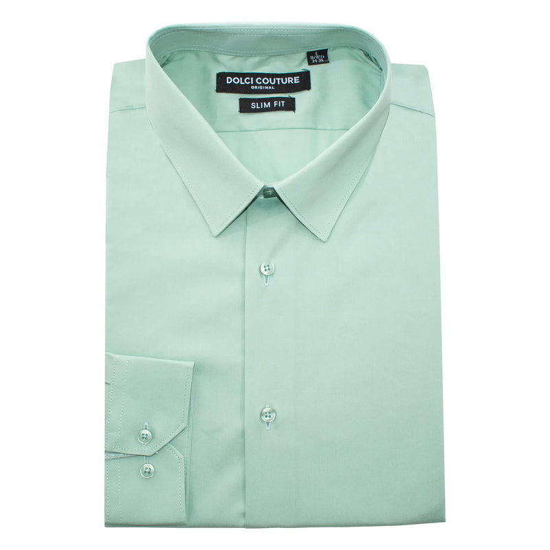 Sage Stretch Slim-Fit Dress Shirt