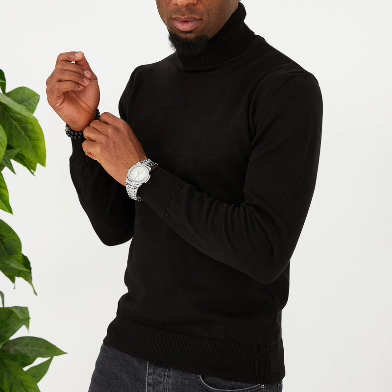 Black Long Sleeve Turtleneck