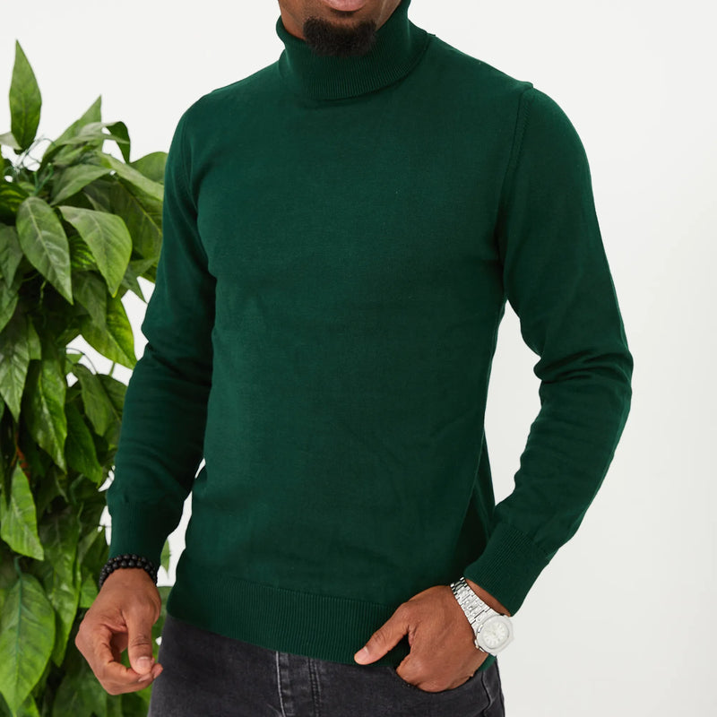 Forest Green Long Sleeve Turtleneck