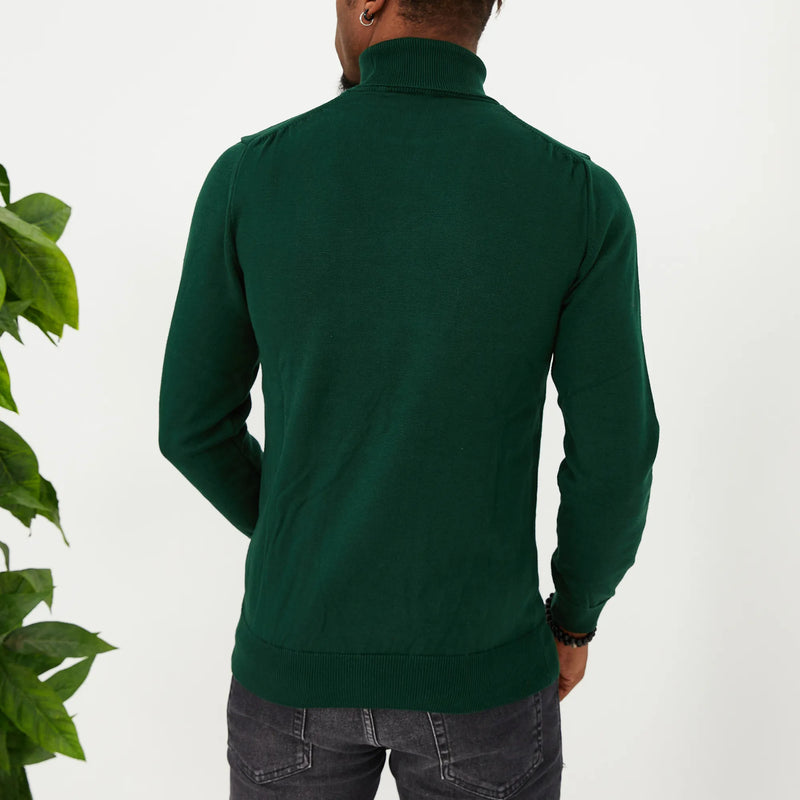 Forest Green Long Sleeve Turtleneck