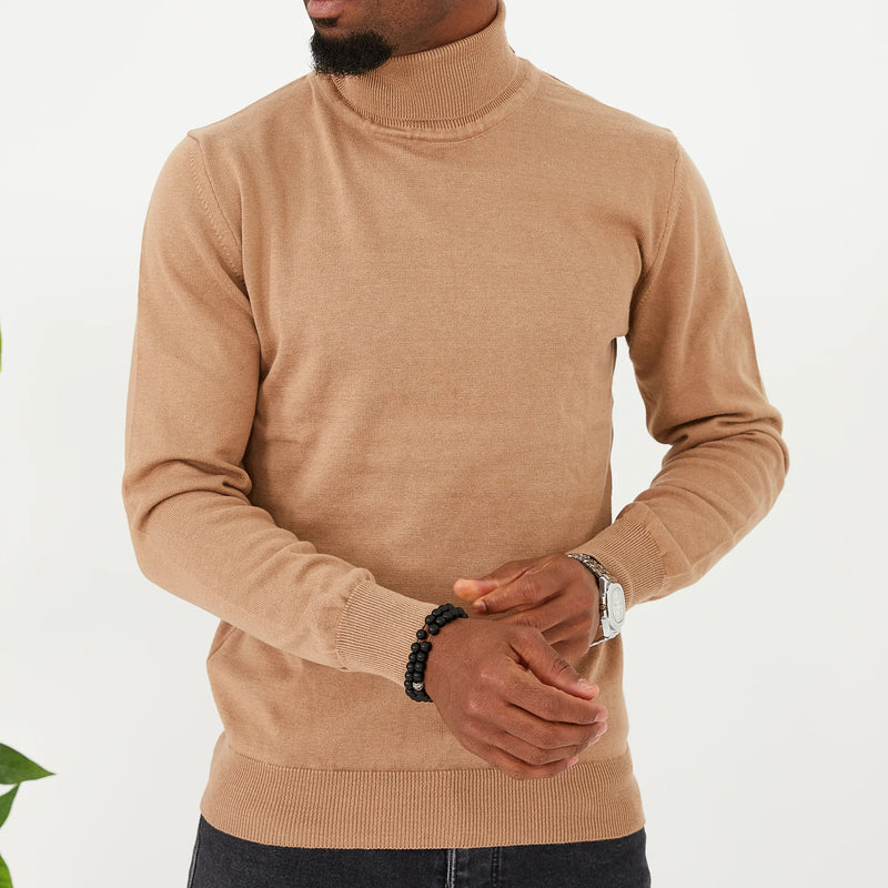 Mocha Long Sleeve Turtleneck