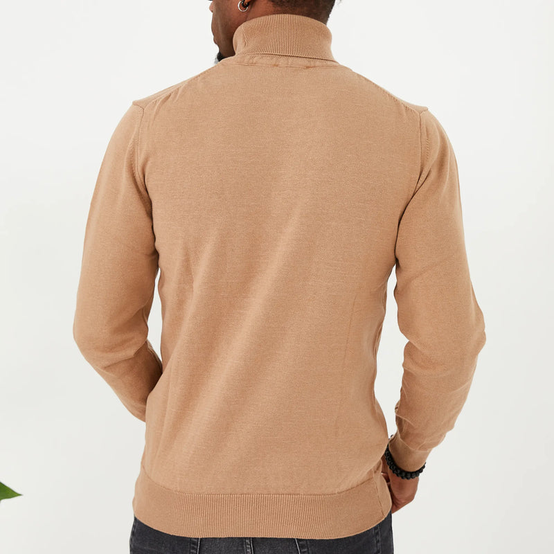 Mocha Long Sleeve Turtleneck