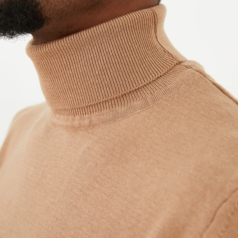 Mocha Long Sleeve Turtleneck