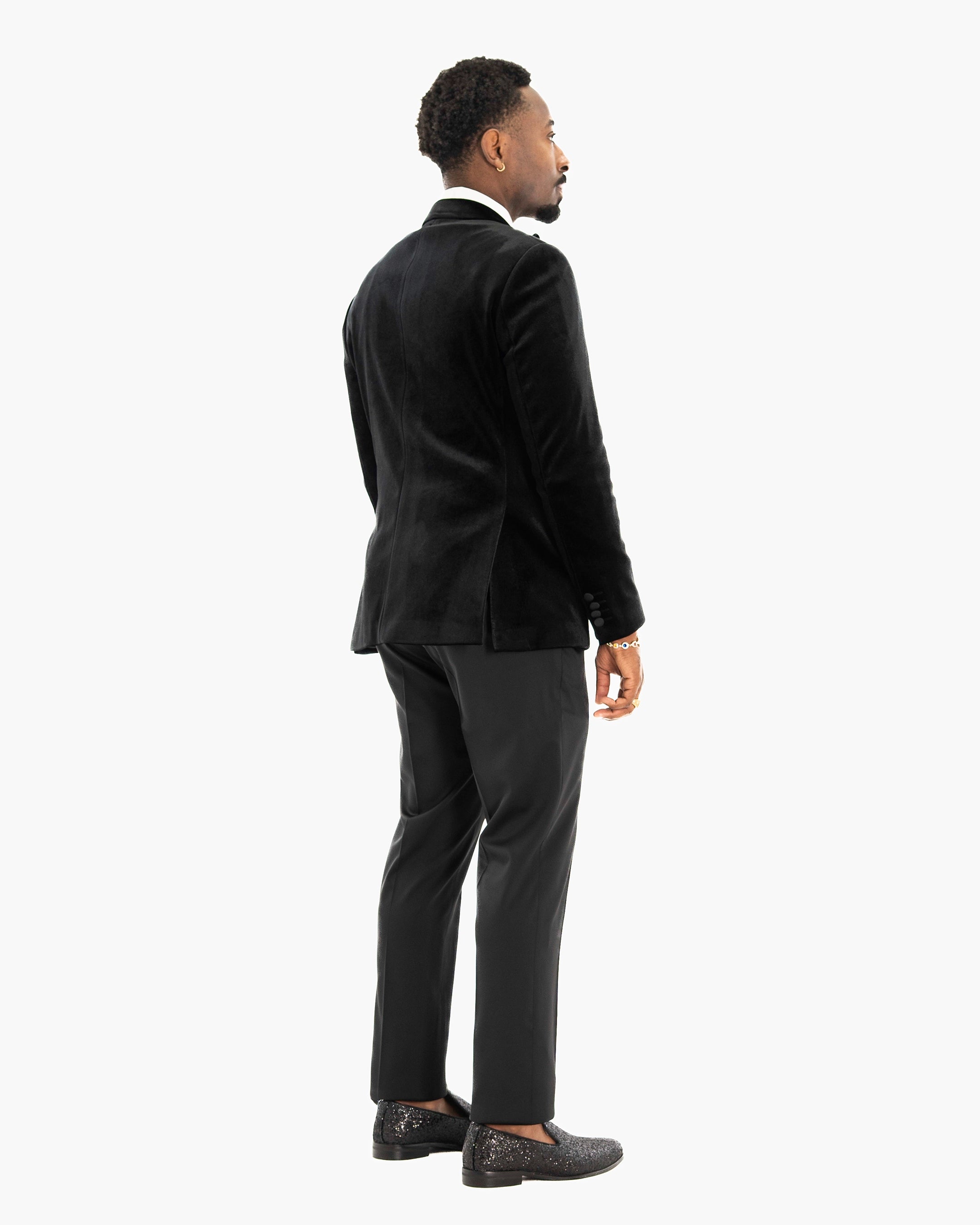 Amari | Velvet 3-Piece Tailored-Fit Tuxedo
