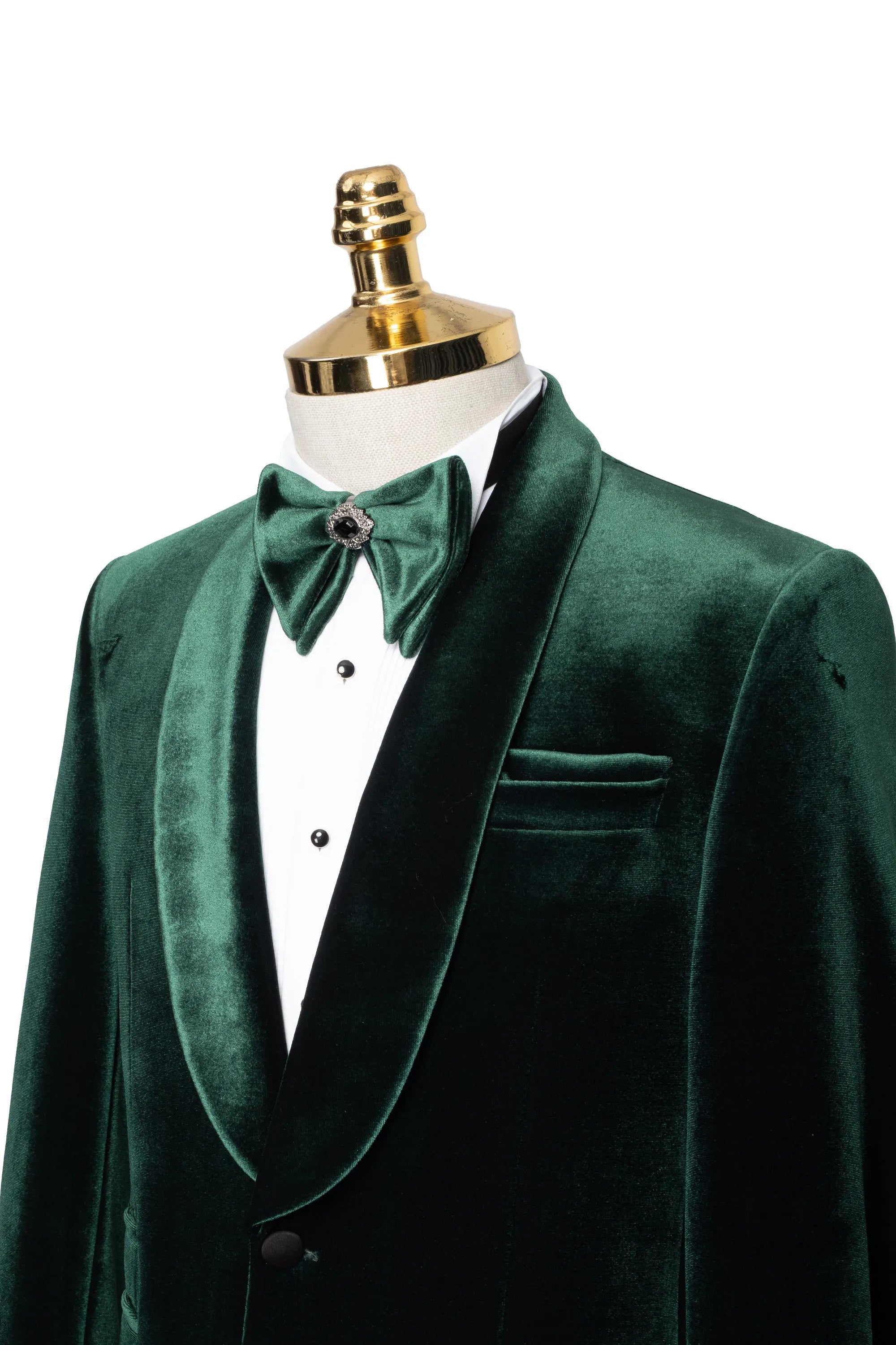 Amari | Velvet 3-Piece Tailored-Fit Tuxedo