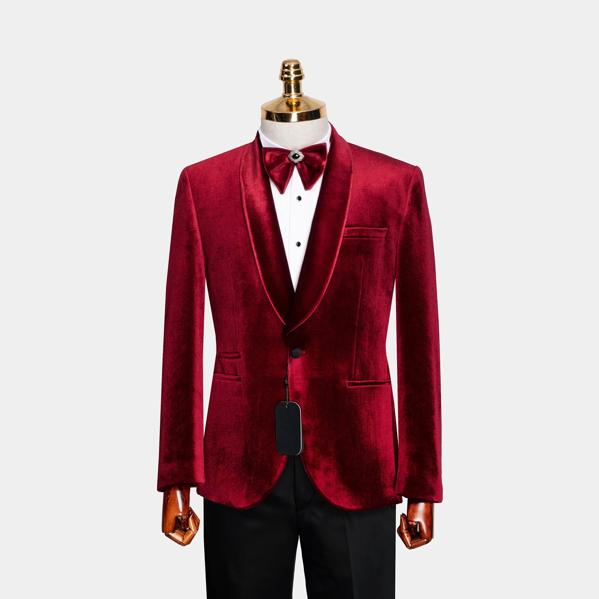 Amari | Velvet 3-Piece Tailored-Fit Tuxedo