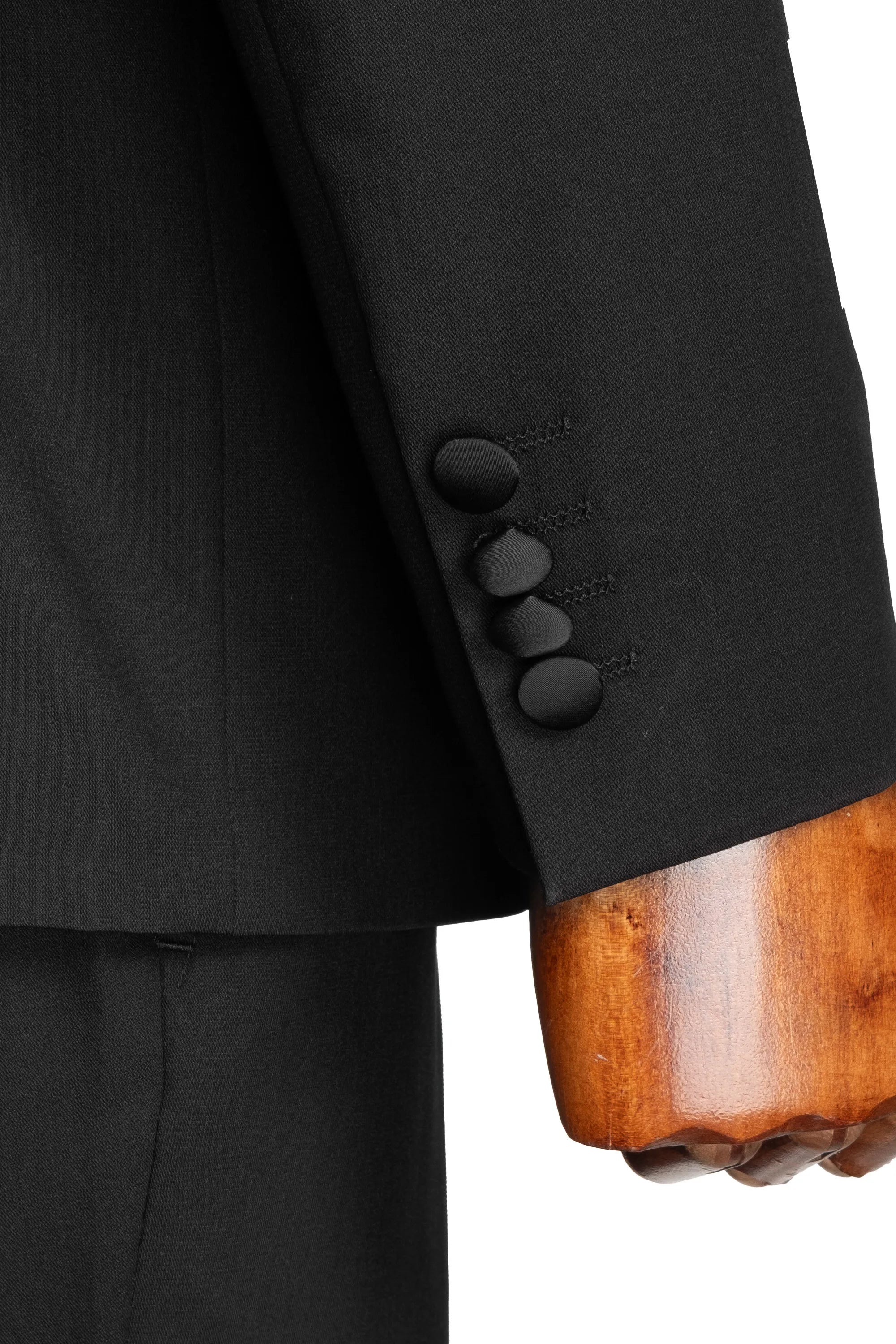 Black Noir 3-Piece Tailored-Fit Tuxedo