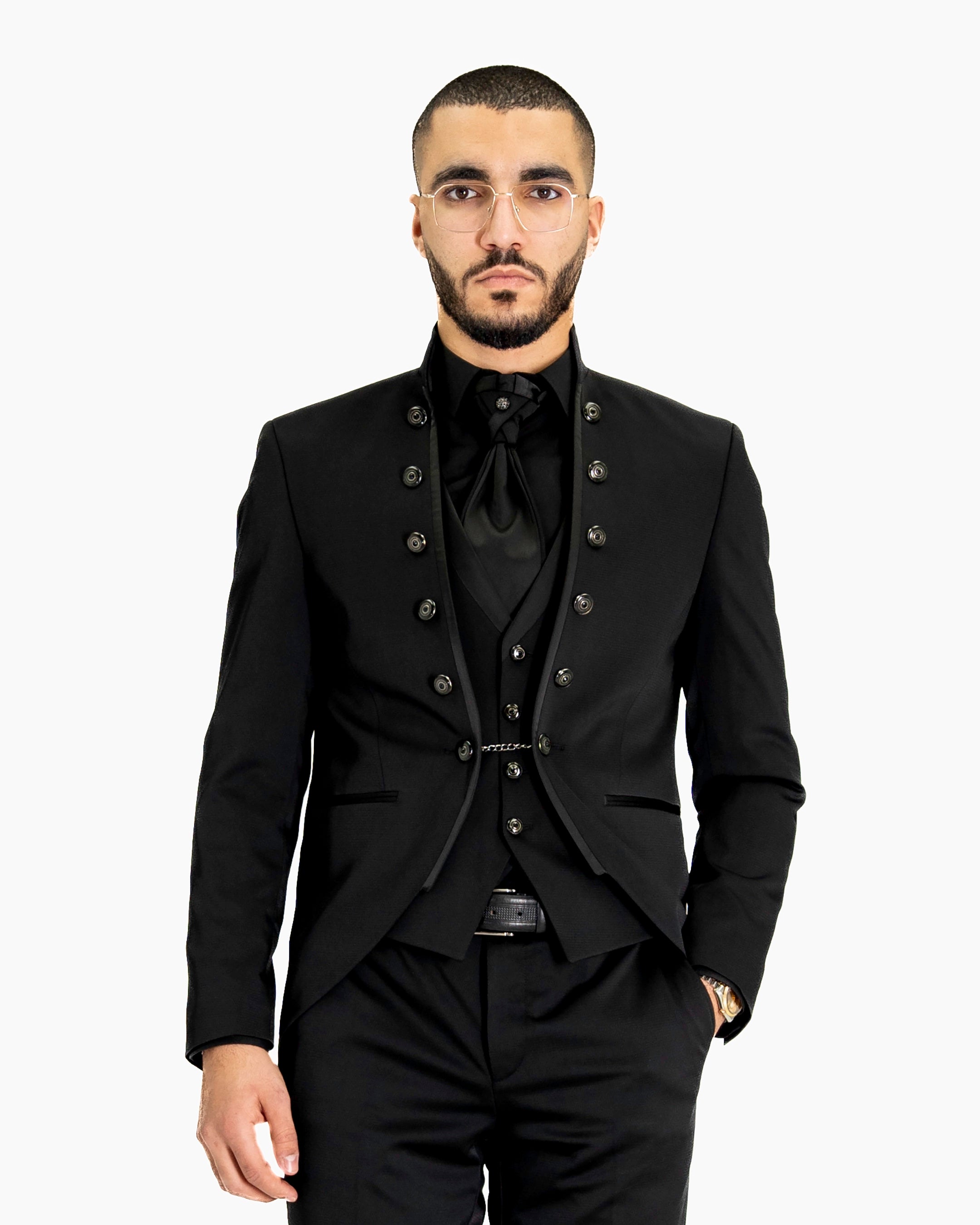 Black Diamond Tailored-Fit Western Tuxedo
