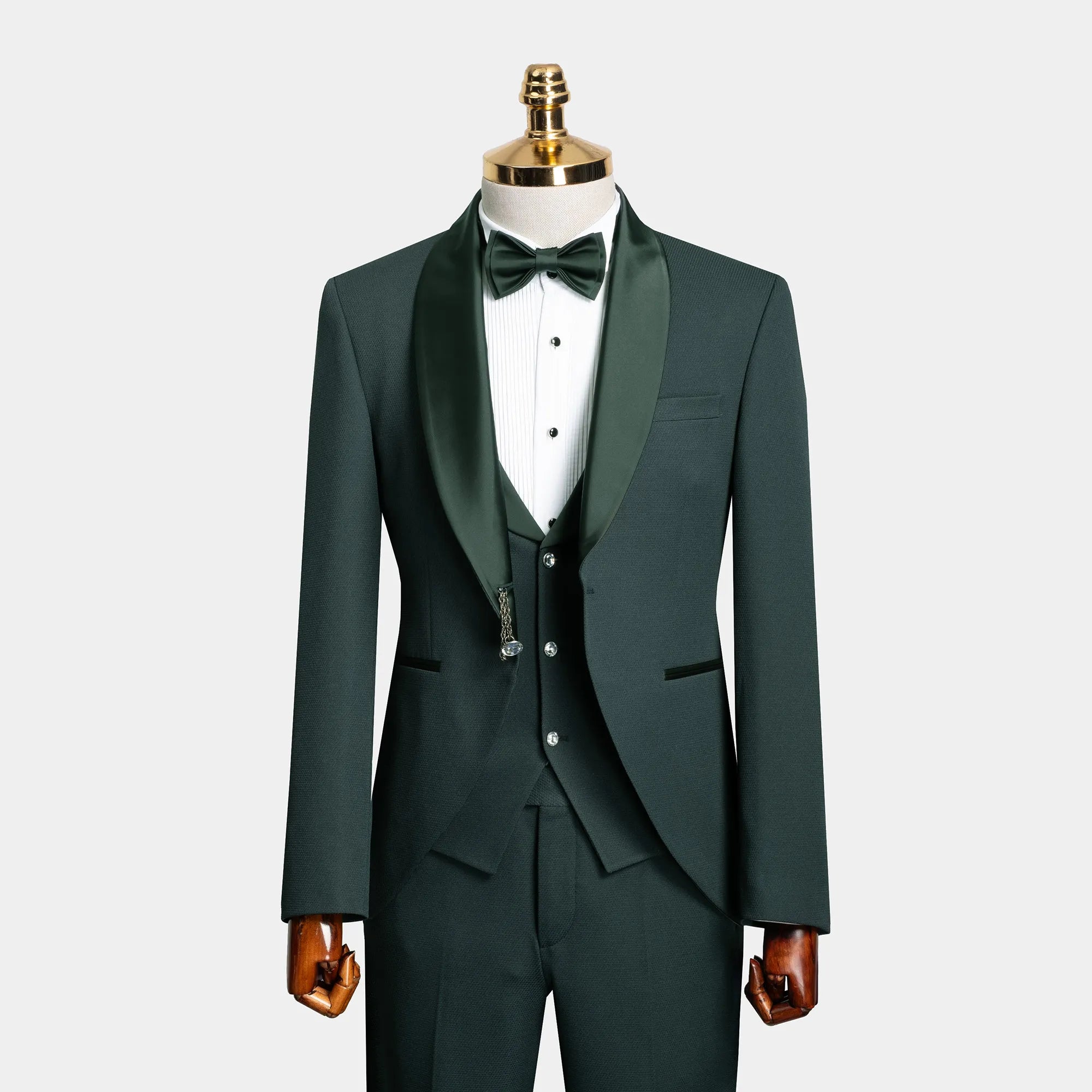 Rudolfo | 3-Piece Tailored-Fit Tuxedo with Chain Closure