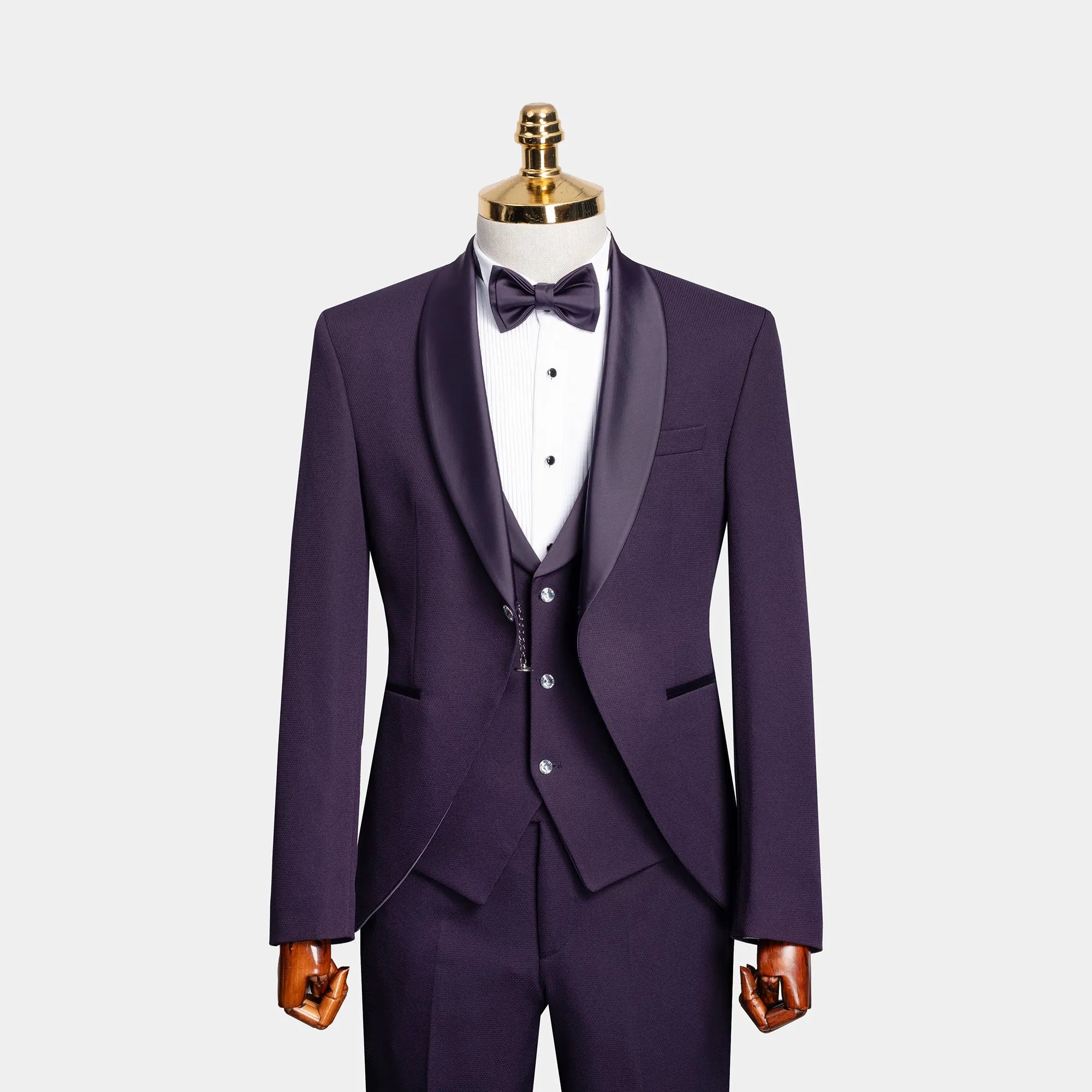 Rudolfo | 3-Piece Tailored-Fit Tuxedo with Chain Closure