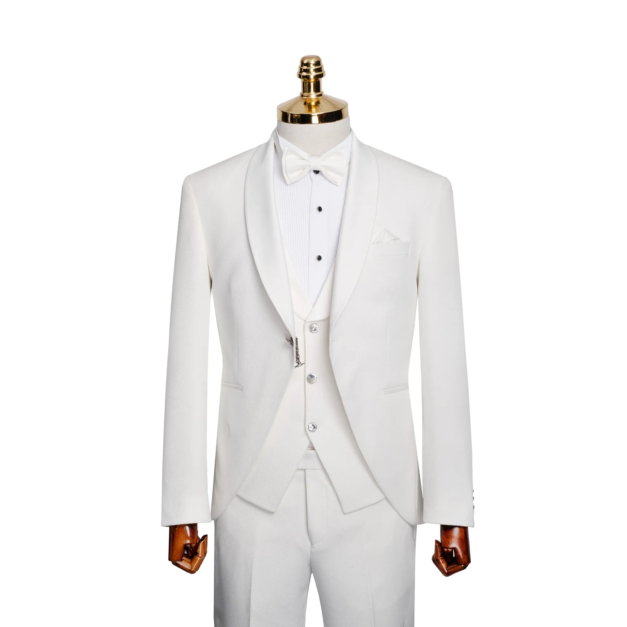 Rudolfo | 3-Piece Tailored-Fit Tuxedo with Chain Closure