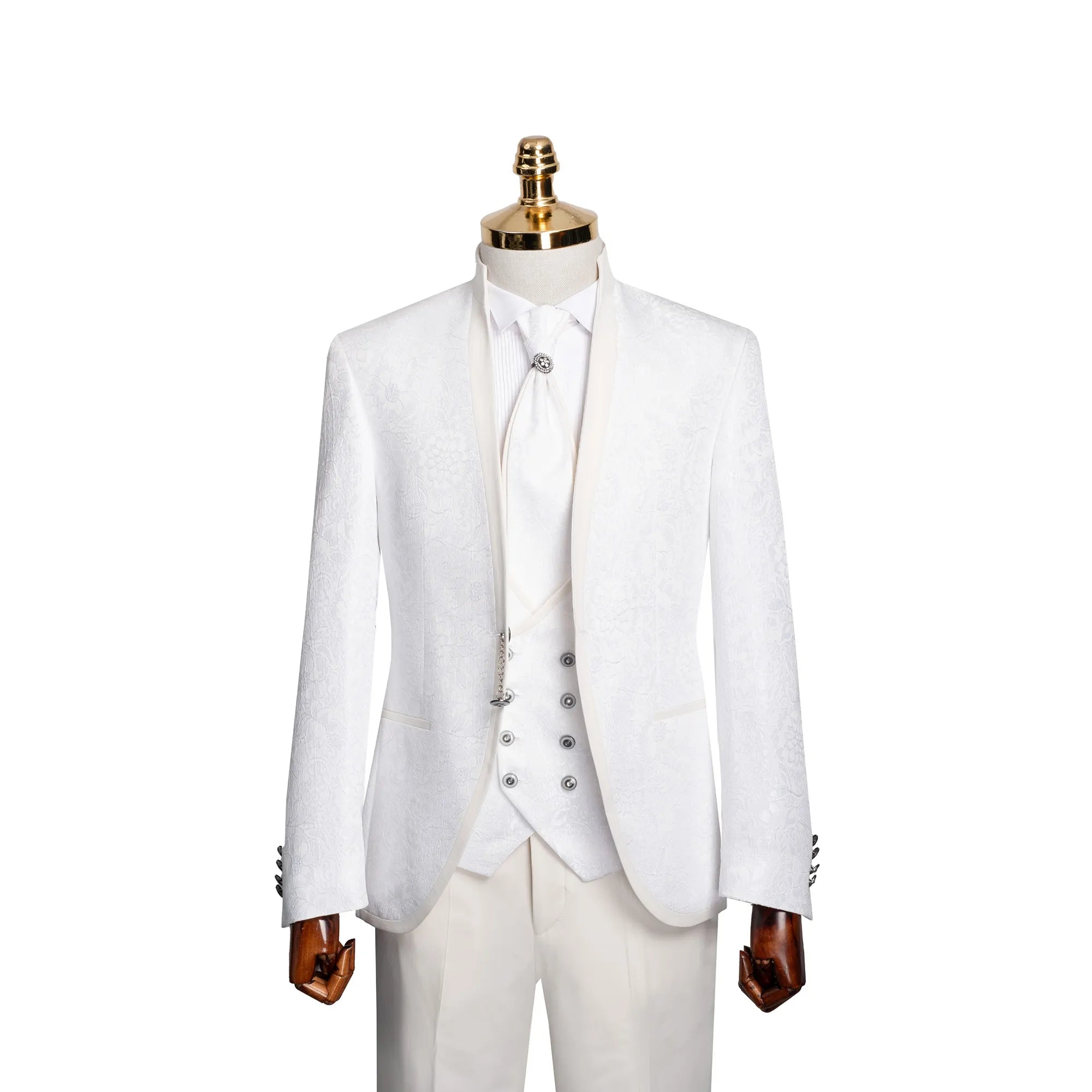 Virgil | Floral Western 3-Piece Tailored-Fit Tuxedo