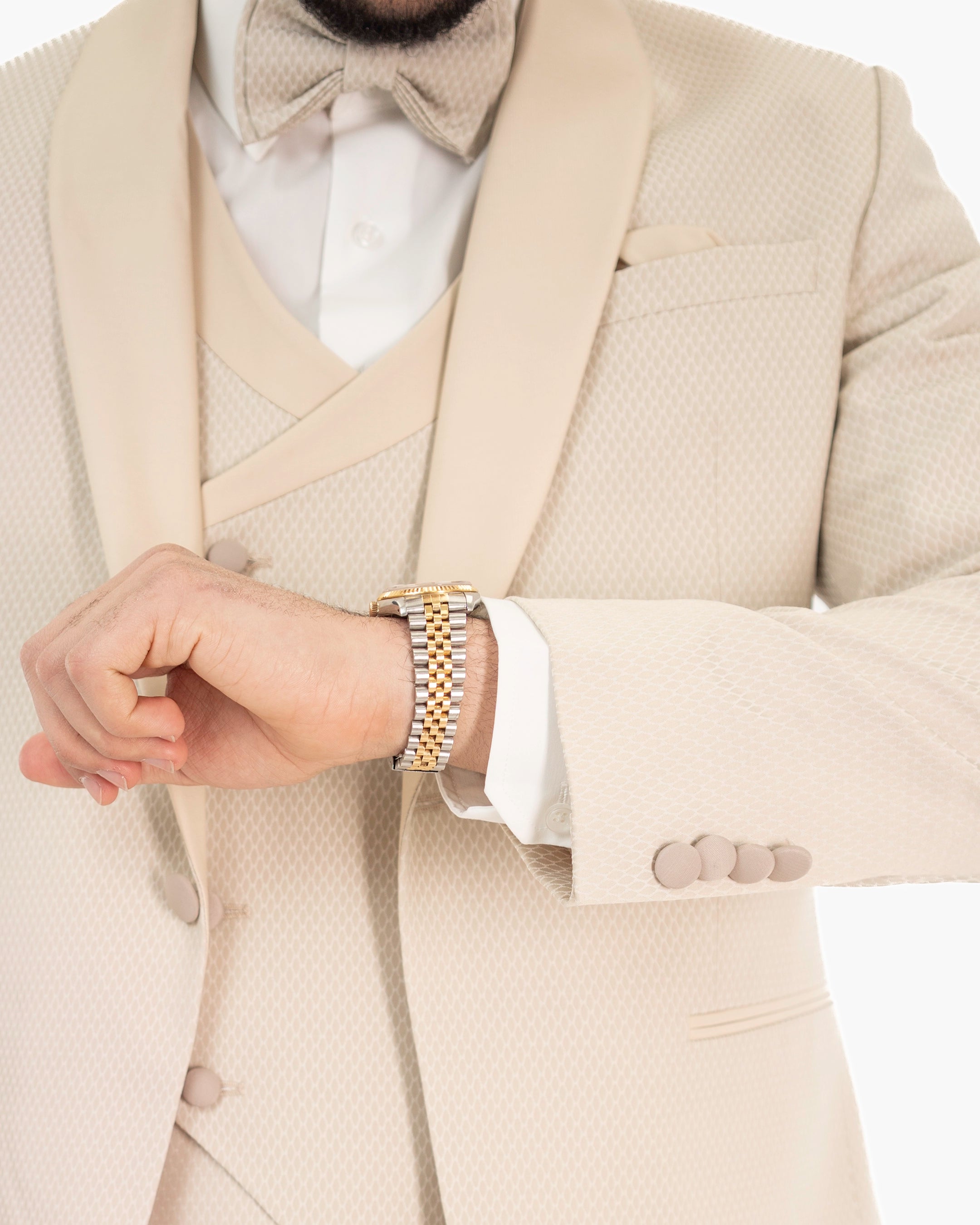 Arthur| Birdseye 3-Piece Tailored-Fit Tuxedo
